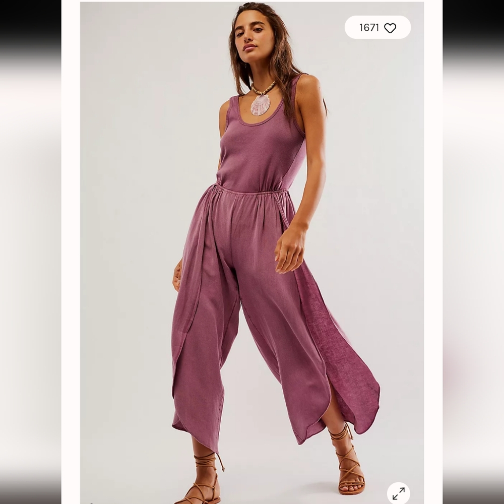 Free People Dune Breeze One Piece Jumpsuit Small